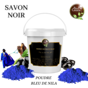 Black soap with nila powder